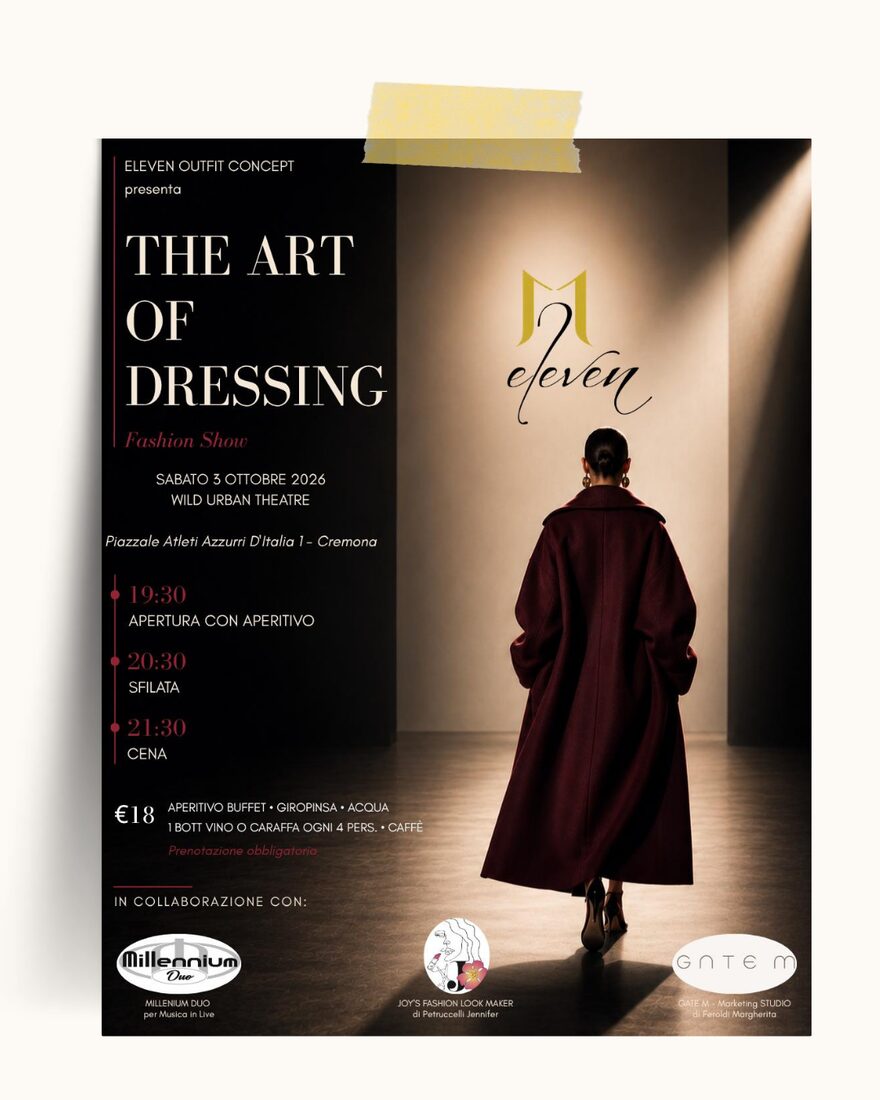 Eleven Outfit Concept — locandina della sfilata «The Art of Dressing»